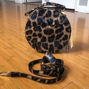 Leopard print purse
